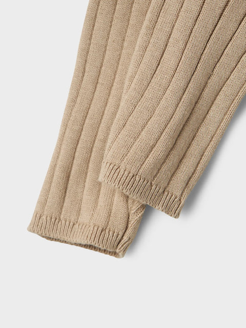 Name it Strick Leggings hellbraun