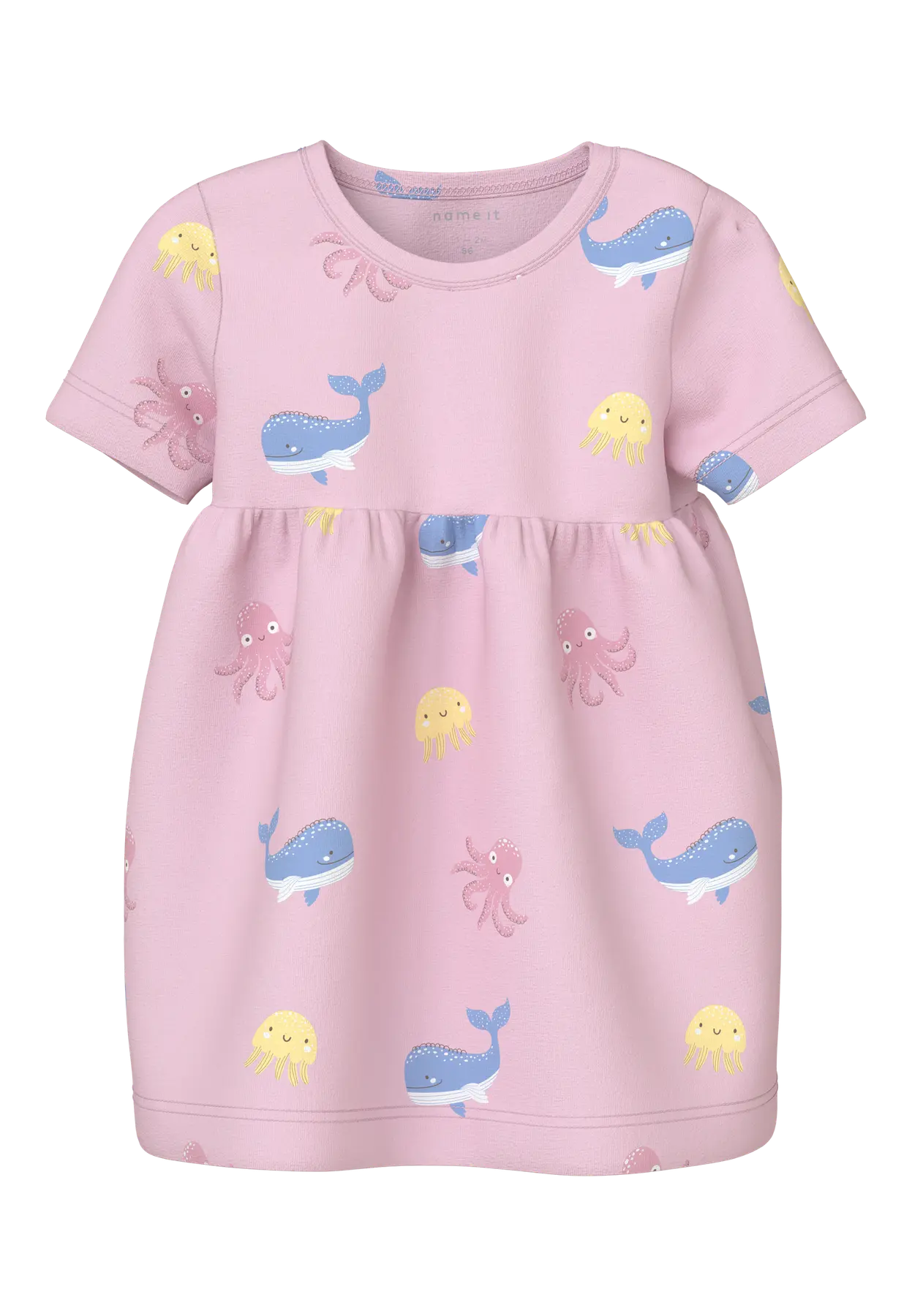 Name it Set Hut + Kleid + Leggings Martitim rosa