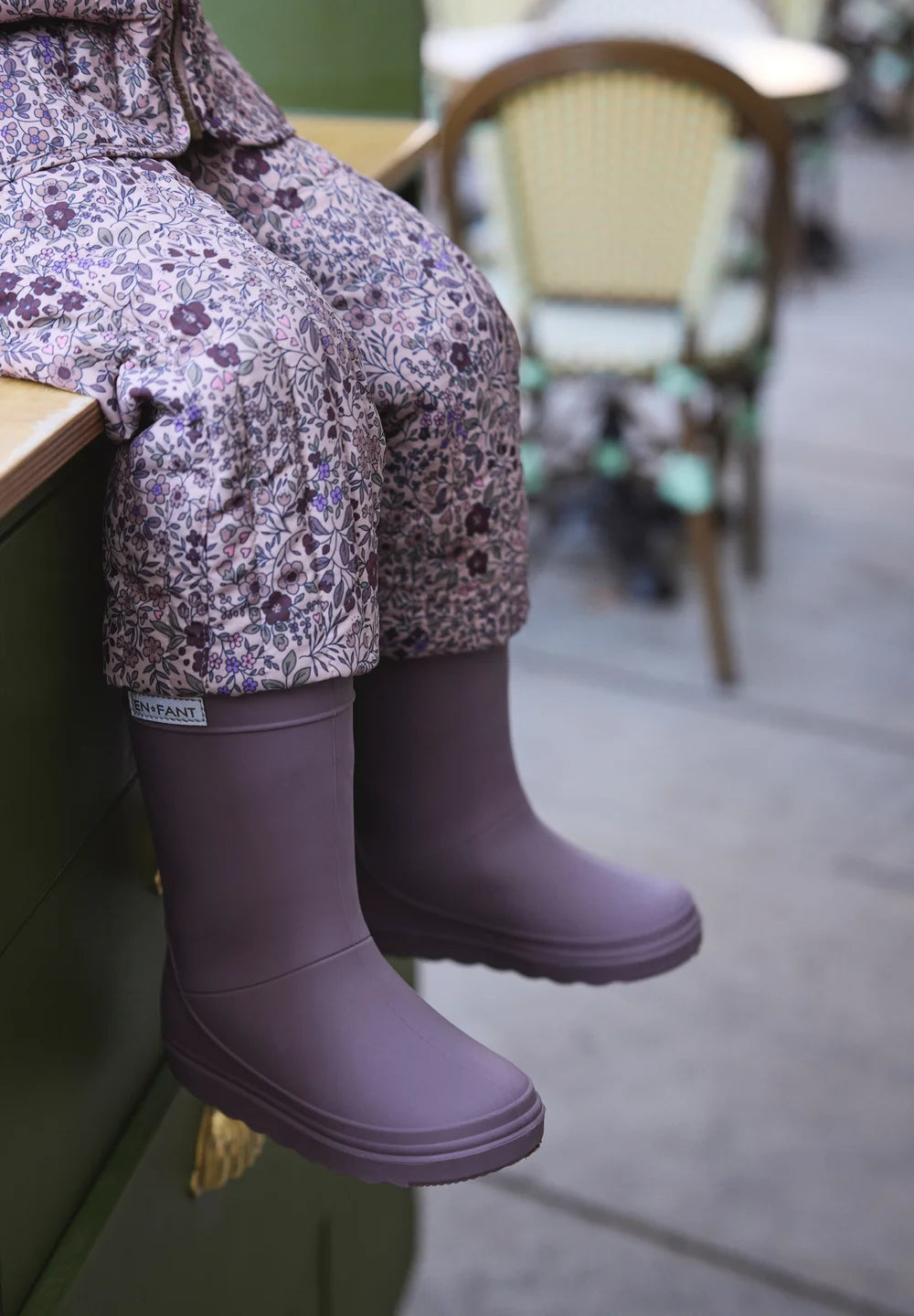 ENFANT Gummistiefel gefüttert flint