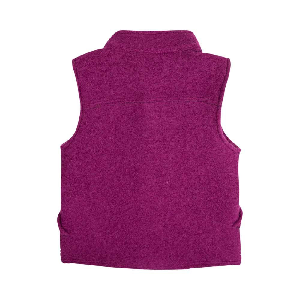 Pure Pure Woll Walk Weste purple wine