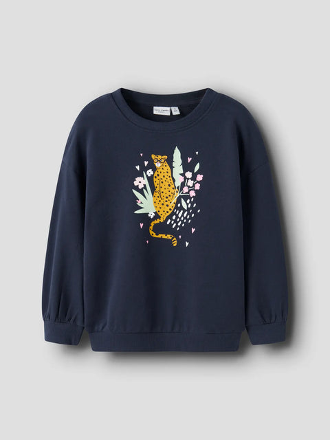 Name it Sweatshirt Gepard dunkelblau