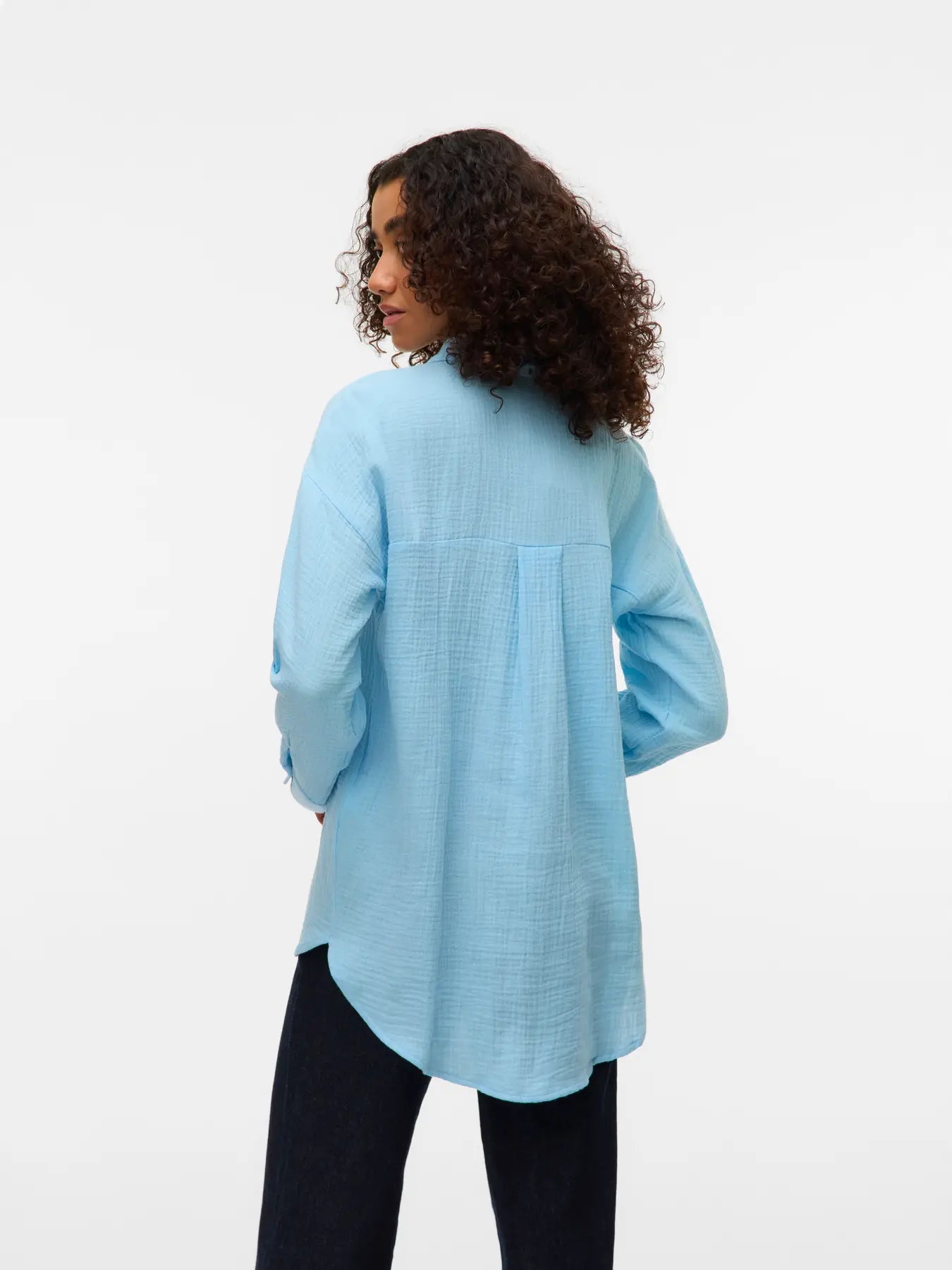 Vero Moda Musselin Bluse Airy Blue