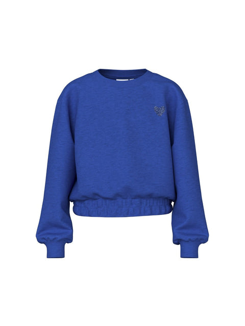 Name it Short Sweatshirt Herz blue