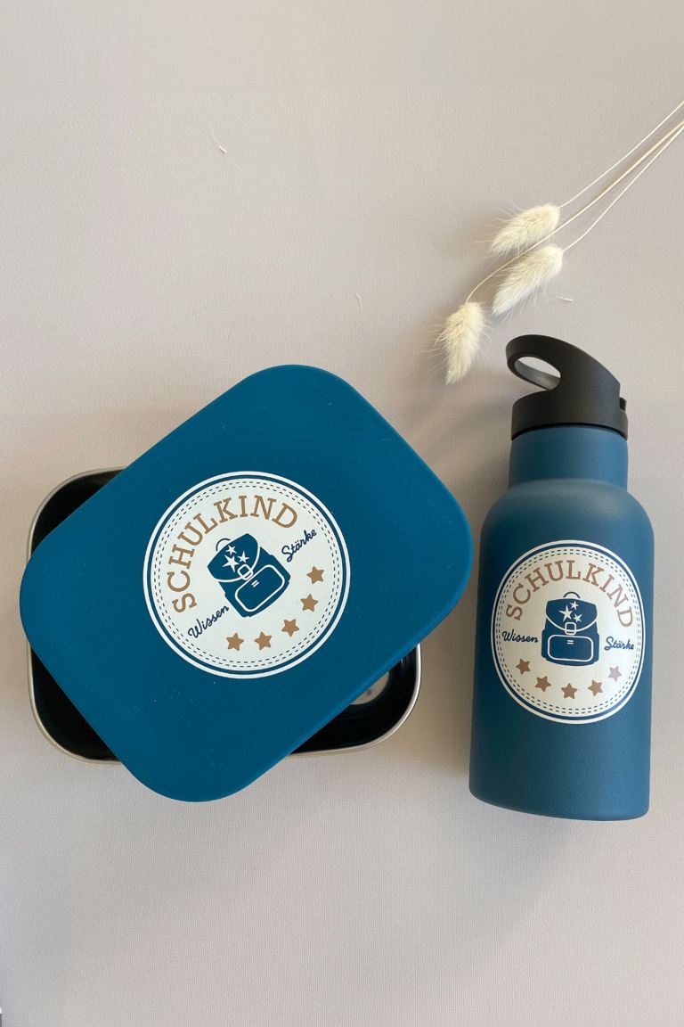 Kikadu Schulkind Lunchbox petrol