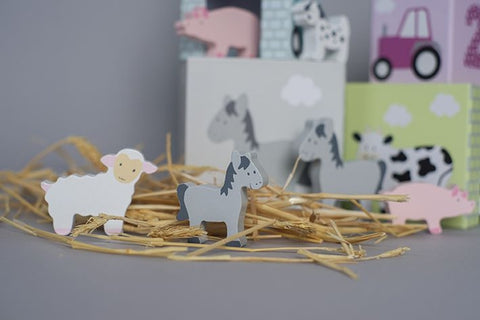 Jabadabado Stapelspielzeug Würfel mit Tieren