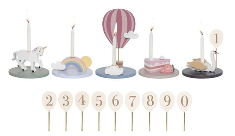 Jabadabado Geburtsagsdekoration Schwan (5-teilig)