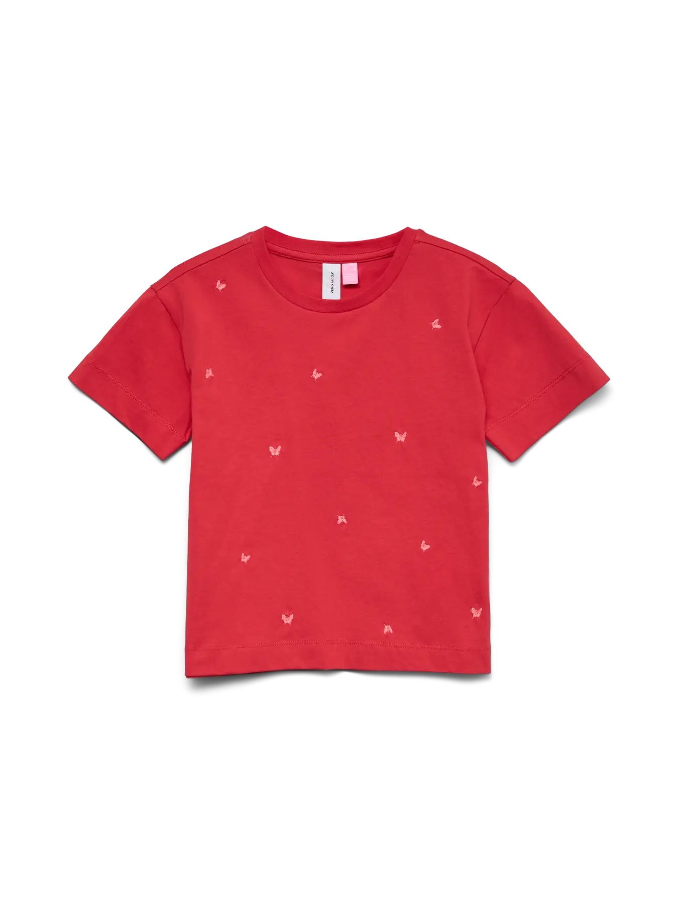 Vero Moda Girls T-Shirt Schmetterlinge rot