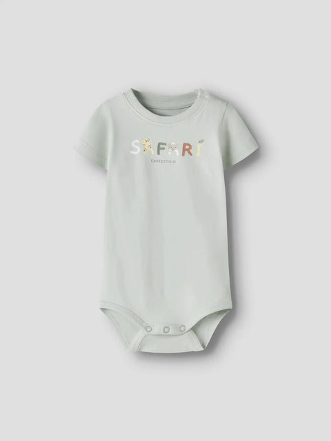 Name it kurzarm Body SAFARI aqua