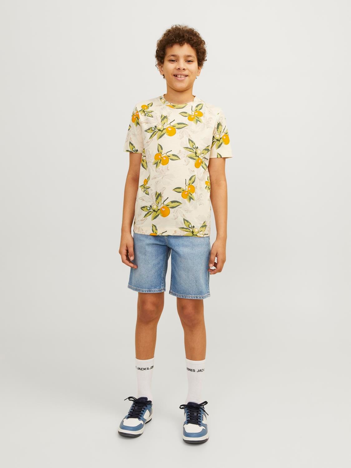 Jack & Jones Junior Jeans Shorts Chris Blue Denim