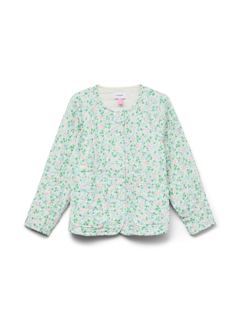Vero Moda Girls Steppjacke Floral grün