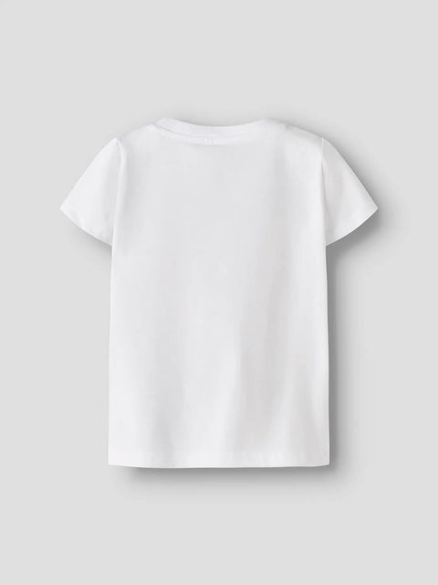 Name it T-Shirt Hibiskus weiß
