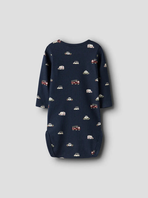 Name it Rib Langarm Body Einsatzfahrzeuge dunkelblau
