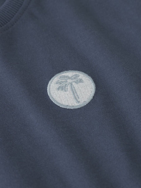 Name it T-Shirt Palme vintage indigo