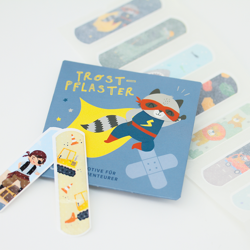 Kinder-Pflaster "Trost-Pflaster" Waschbär