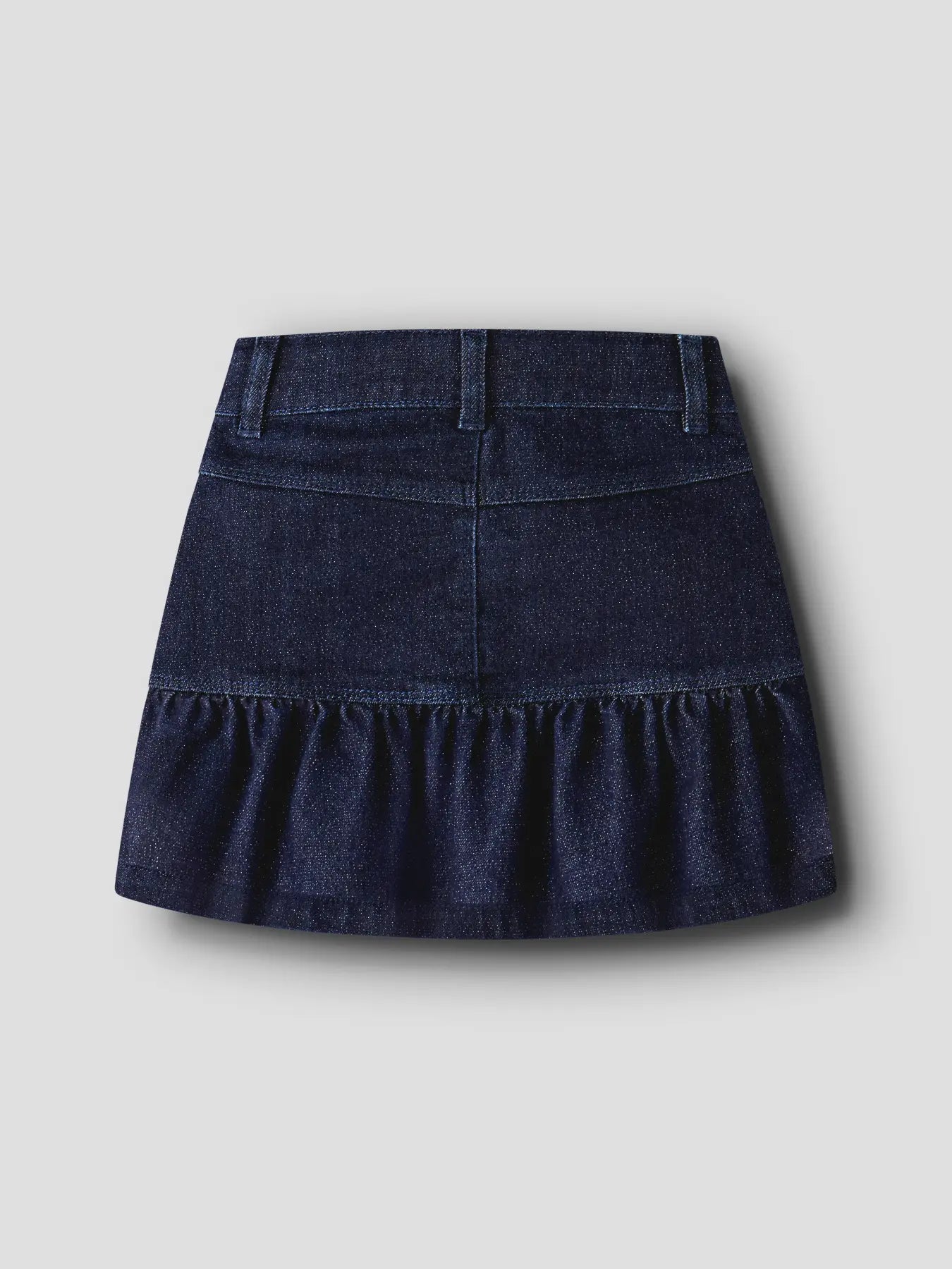 Name it Glitzer Jeansrock dark blue