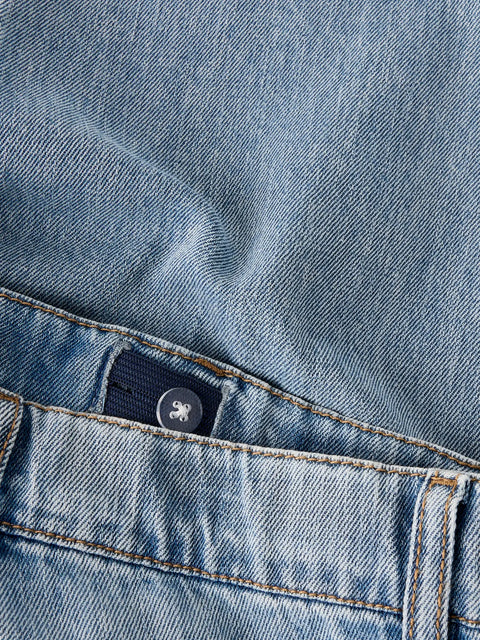 Name it Weite Jeans Flowers light blue