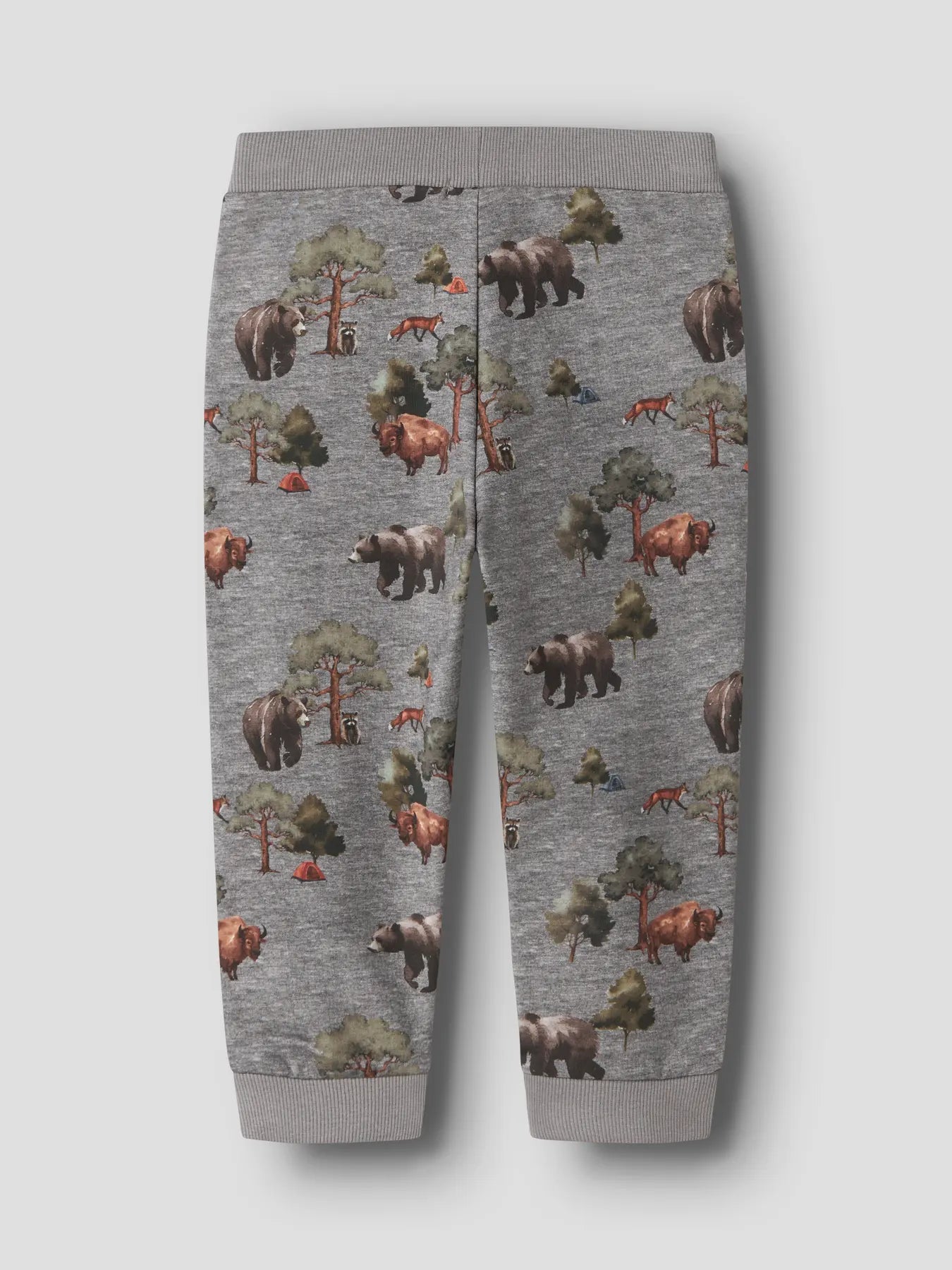 Name it Sweatpants Waldtiere grau meliert