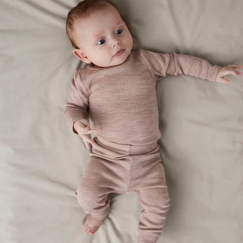 Name it Langarm Merino Body shadow gray