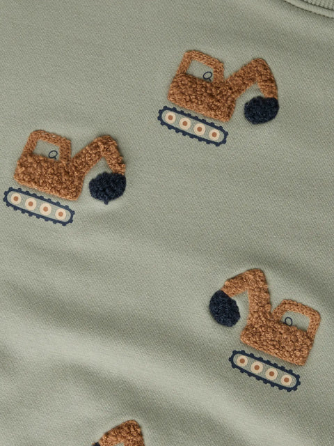 Name it Sweatshirt Bagger light olive