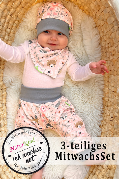 Naturkind Biomode ® 3-teiliges MitwachsSet für Babys - Märchenwald-