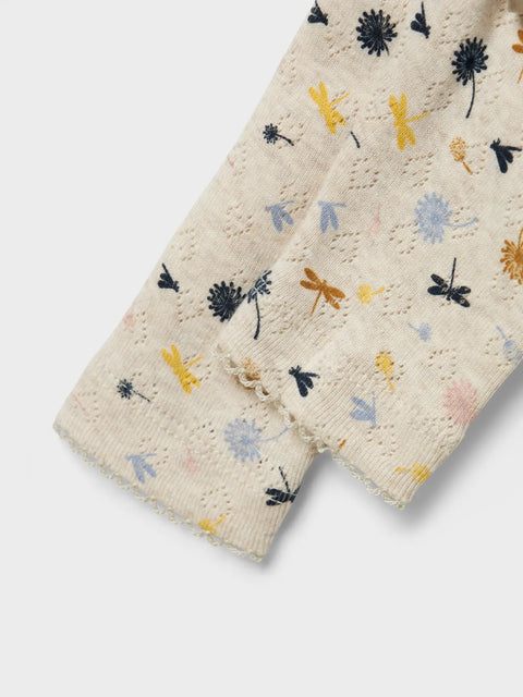 Name it Leggings Libellen beige