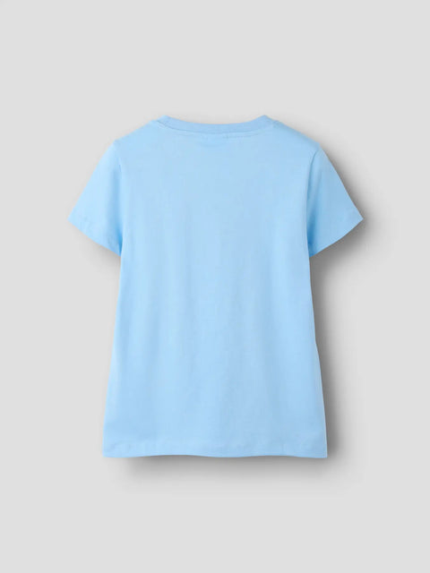 Name it T-Shirt Sonnenblume air blue
