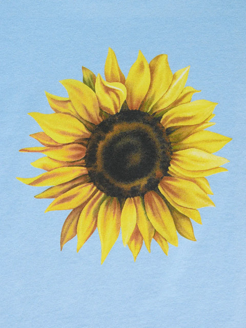 Name it T-Shirt Sonnenblume air blue