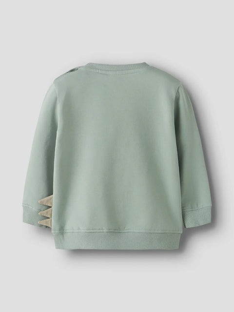 Name it Sweatshirt Dino jadegrün
