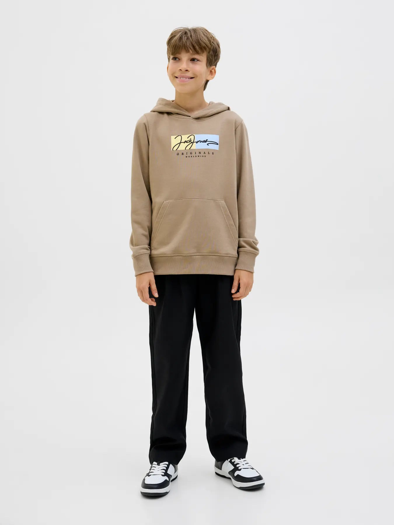Jack & Jones Junior Hoodie Silver Sage