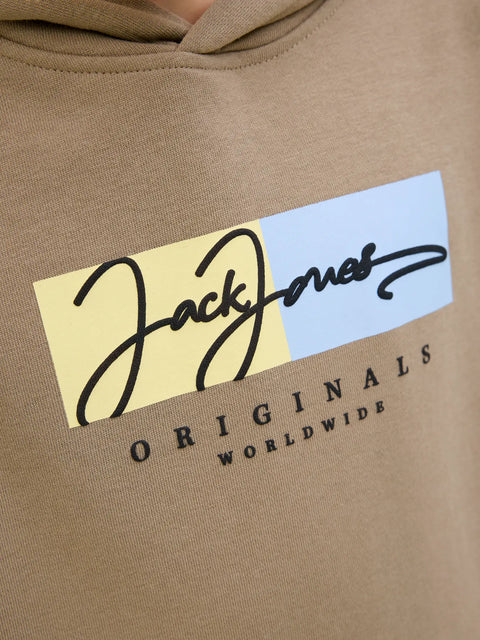 Jack & Jones Junior Hoodie Silver Sage