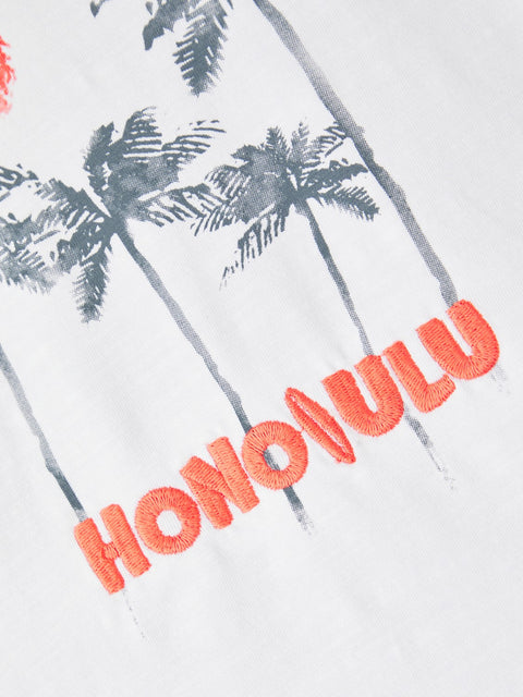 Name it T-Shirt Honolulu weiß