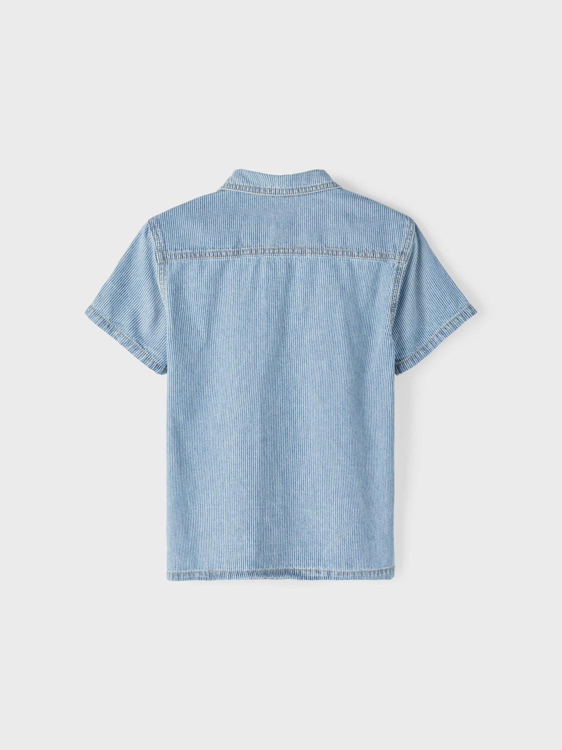 Name it kurzarm Jeanshemd Light/White