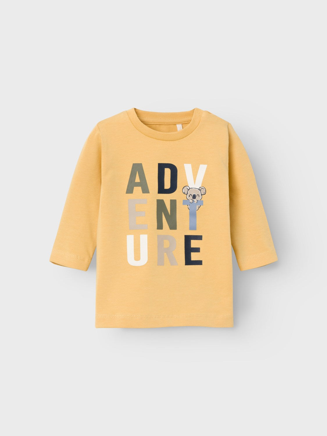Name it Langarmshirt Adventure Koala pastellgelb