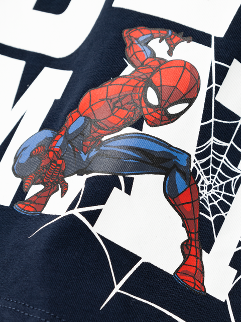 Name it T-Shirt Spiderman dunkelblau