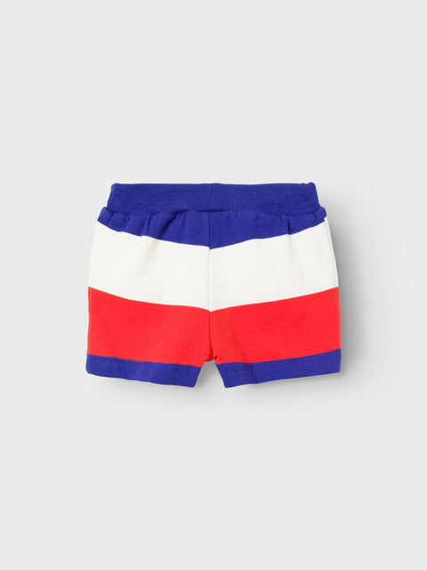 Name it Shorts marineblau/weiß/rot