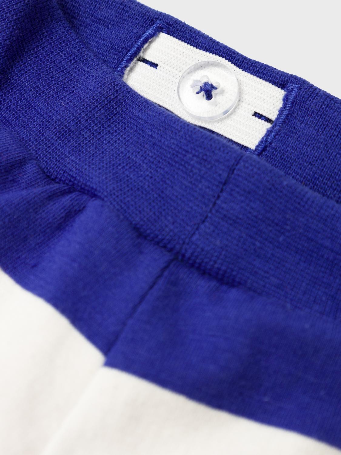 Name it Shorts marineblau/weiß/rot