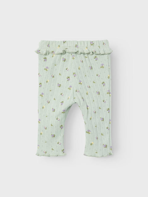 Name it Leggings kleine Blümchen mintgrün