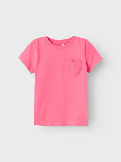 Name it T-Shirt Herz Camellia Rose