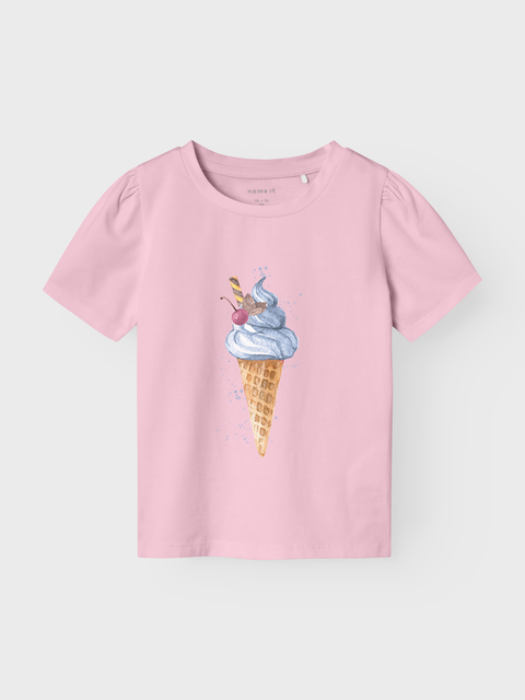 Name it T-Shirt Eis rosa