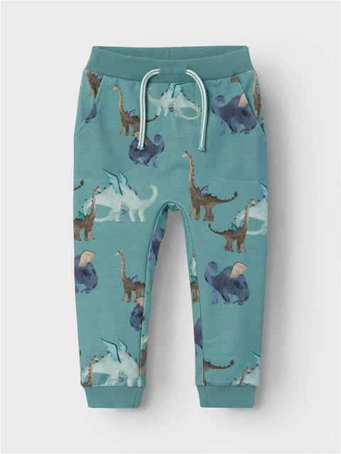 Name it Sweatpants Dinos mineral blue