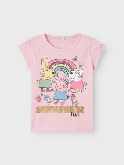 Name it T-Shirt Peppa Pig rosa