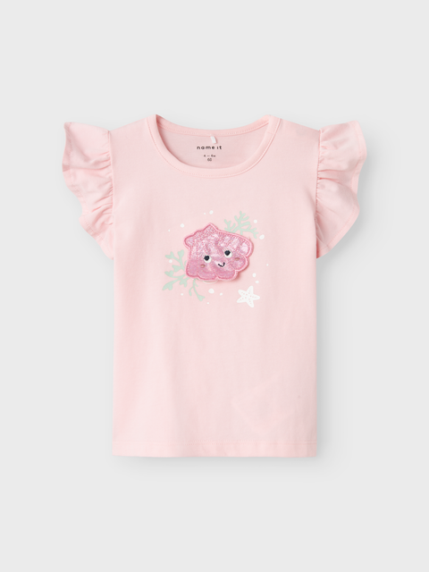 Name it T-Shirt Muschel rosa