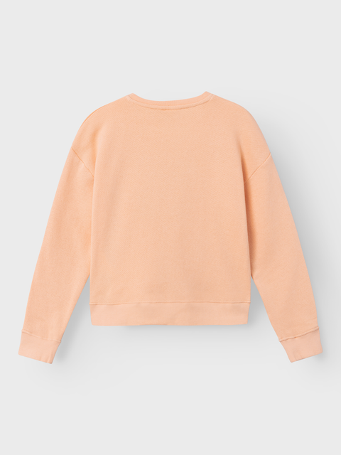 Name it kurzer Sweater Pailletten Pure peach