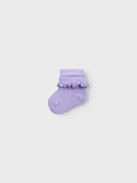 Name it Rüschen Socken purple