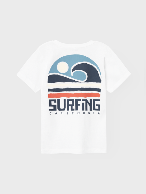 Name it T-Shirt Surfing weiß