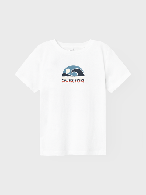 Name it T-Shirt Surfing weiß