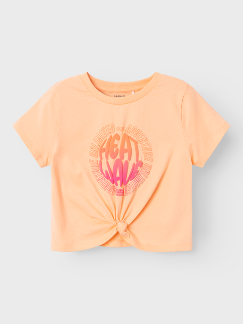 Name it Knoten T-Shirt Heat Wave peach