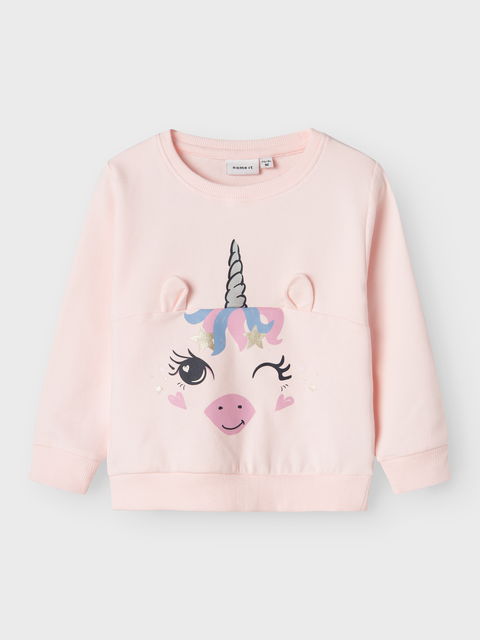 Name it Sweatshirt Einhorn rosa