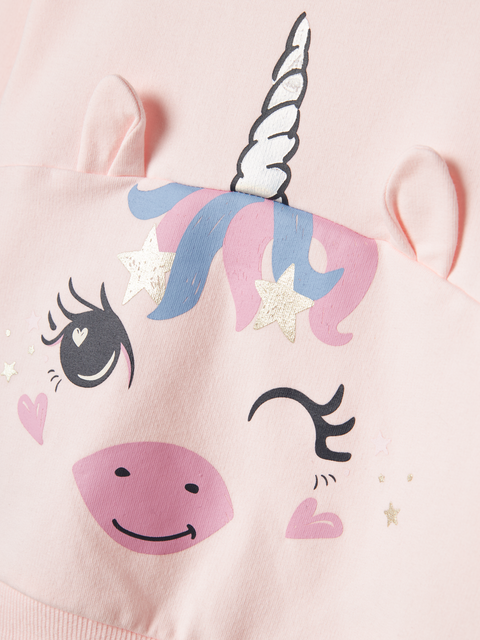 Name it Sweatshirt Einhorn rosa