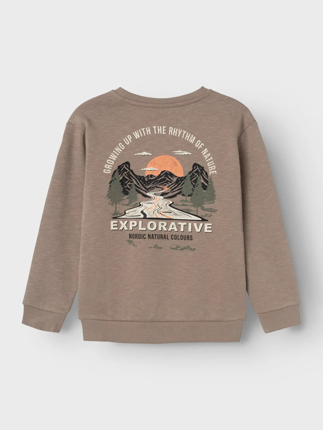 Name it Sweatshirt Mountains braun